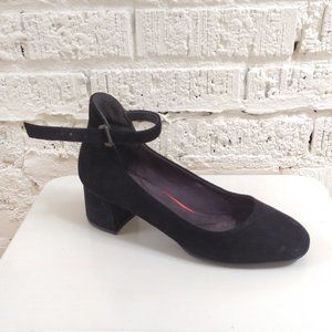 SUEDE ANKLE STRAP MARY JANES